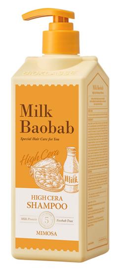 Шампунь High Cera Shampoo Mimosa, 500мл Milk Baobab