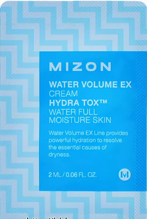 Крем увлажняющий со снежными водорослями Water Volume EX Cream, пробник Mizon