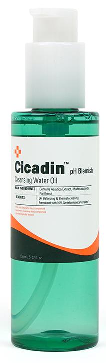 Гидрофильное масло с центеллой для лица Cicadin Ph Blemish Cleansing Water Oil	, 150мл Missha
