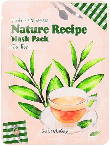 Маска тканевая чайное дерево Nature Recipe Mask Pack Tea Tree Secret Key