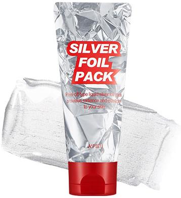 Маска-фольга серебряная Silver Foil Pack A'Pieu