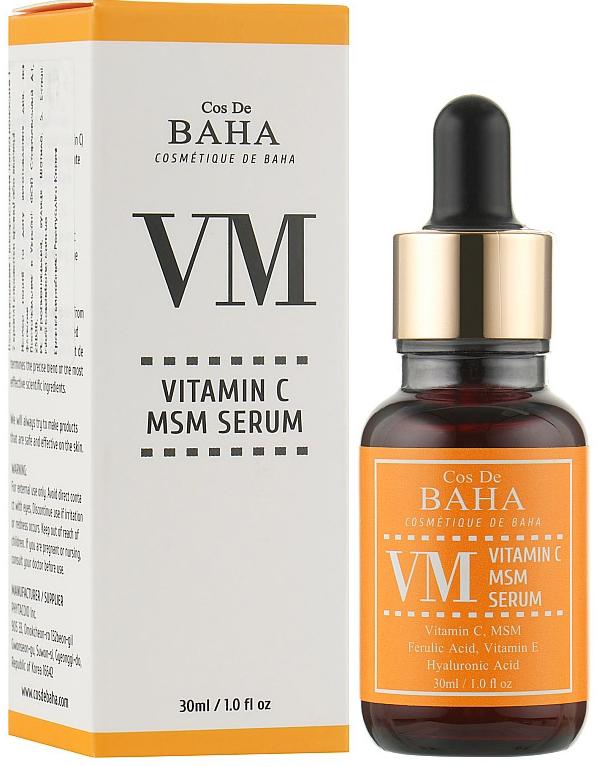 Сыворотка для лица Vitamin C MSM Serum, 30мл Cos De Baha