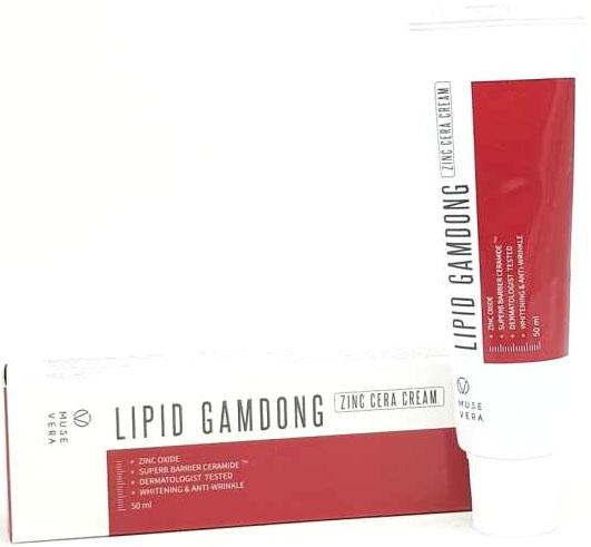 Крем для лица восстанавливающий с цинком Musevera Lipid Gamdong Zinc Cera Cream Deoproce