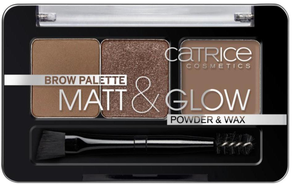 Палетка для макияжа бровей: тени, воск Brow Palette Matt & Glow Catrice