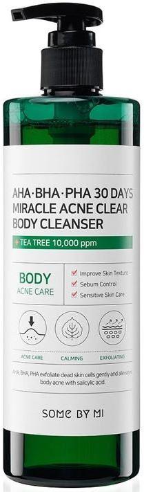 Гель для душа с кислотами AHA.BHA.PHA 30 Days Miracle Acne Clear Body Cleanser Some by mi