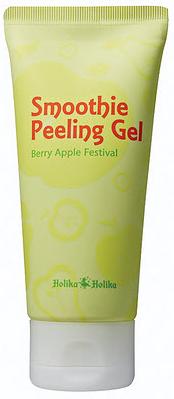 Гель-пилинг для лица отшелушивающий с яблоком Smoothie Peeling Gel Berry Apple, 120мл Holika Holika