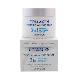 Крем для лица осветляющий Collagen 3in1 Cream, 50мл Enough