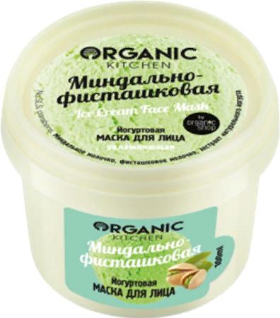 Маска для лица "Миндально-фисташковая", йогуртовая ,100мл Organic Shop