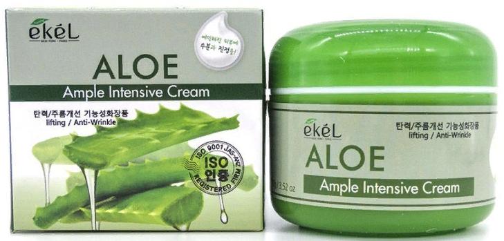 Крем для лица с алоэ Ample Intensive Cream Aloe, 100мл Ekel