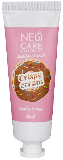Скраб для лица питательный Crispy Cream, 30мл Neo Care