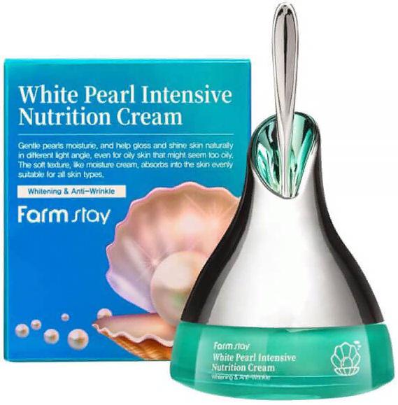 Крем интенсивный питательный с экстрактом жемчуга White Pearl Intensive Nutrition Cream, 50мл FarmStay