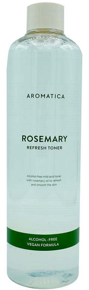Тонер освежающий с розмарином Rosemary Refresh Toner, 350мл Aromatica