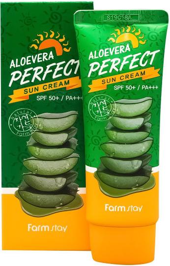 Крем солнцезащитный Aloevera Perfect Sun Cream, 70мл FarmStay