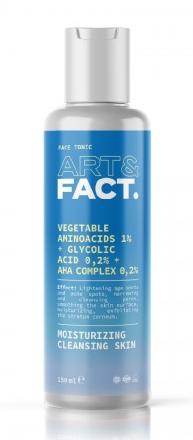 Тоник для лица Vegetable Aminoacids 1%+Glycolic acid 0,2%+AHA Complex 0,2%, 150мл Art&Fact