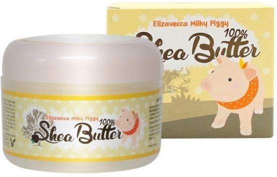Масло ши 100% многофункциональное для лица и тела Milky Piggy Shea Butter 100% Elizavecca