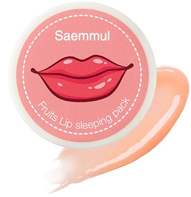Маска для губ ночная фруктовая Saemmul Fruits Lip Sleeping Pack, 9г The Saem