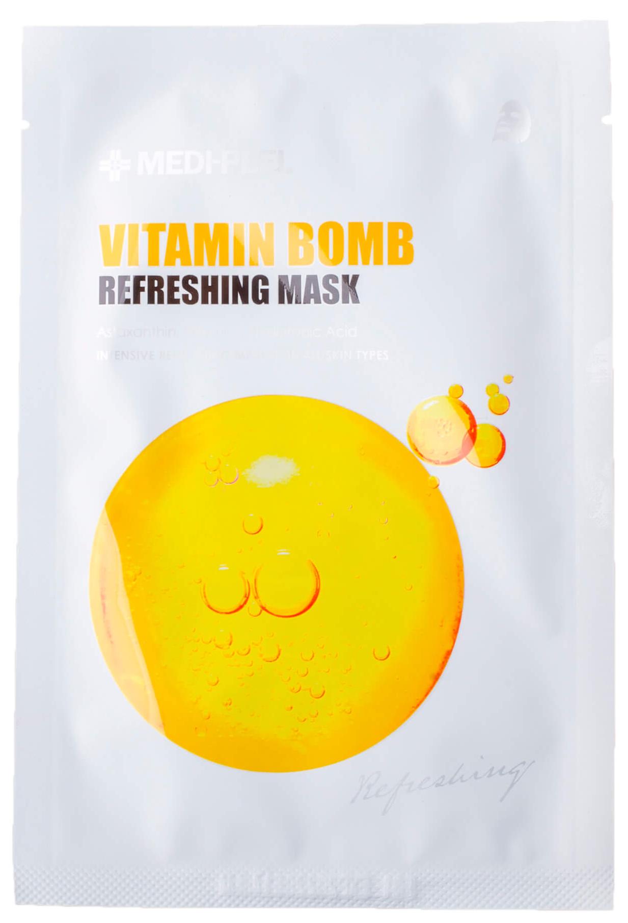 Маска для лица с витаминным комплексом Vitamin Bomb Refreshing Mask, 25мл MEDI-PEEL