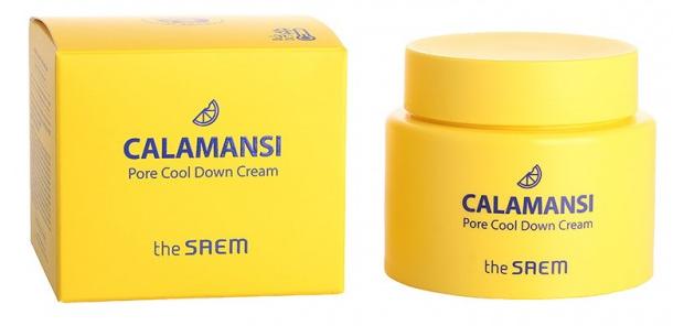 Крем для лица поросужающий Calamansi Pore Cool Down Cream, 100мл The Saem
