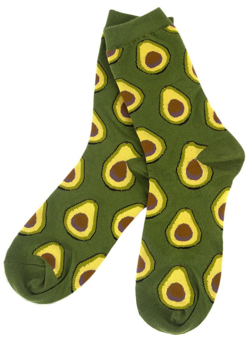 Носки "Авокадо" зеленые Kawaii Factory