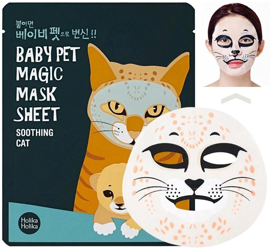 Маска тканевая для лица Baby Pet Magic Mask Sheet Holika Holika