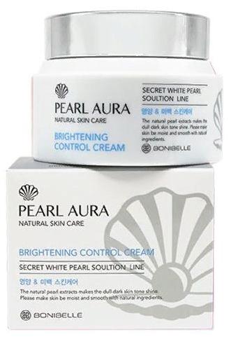 Крем для лица с экстрактом жемчуга Bonibelle Pearl Aura Brightening Control Cream, 80мл Enough
