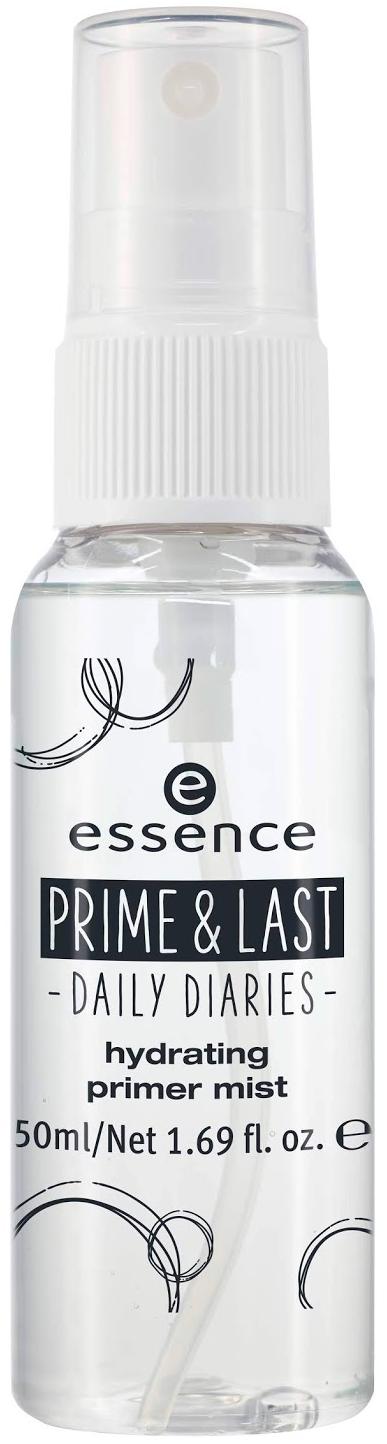 Спрей для фиксации макияжа увлажняющий Prime & Last Daily Diaries, 50мл Essence