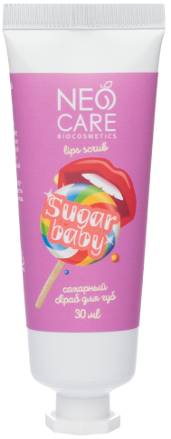 Скраб для губ сахарный Sugar Baby, 30мл Neo Care
