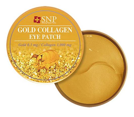 Патчи для глаз гидрогелевые Gold Collagen Eye Patch SNP