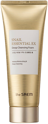 Пенка для умывания Snail Essential EX Wrinkle Solution Deep Cleansing Foam  The Saem