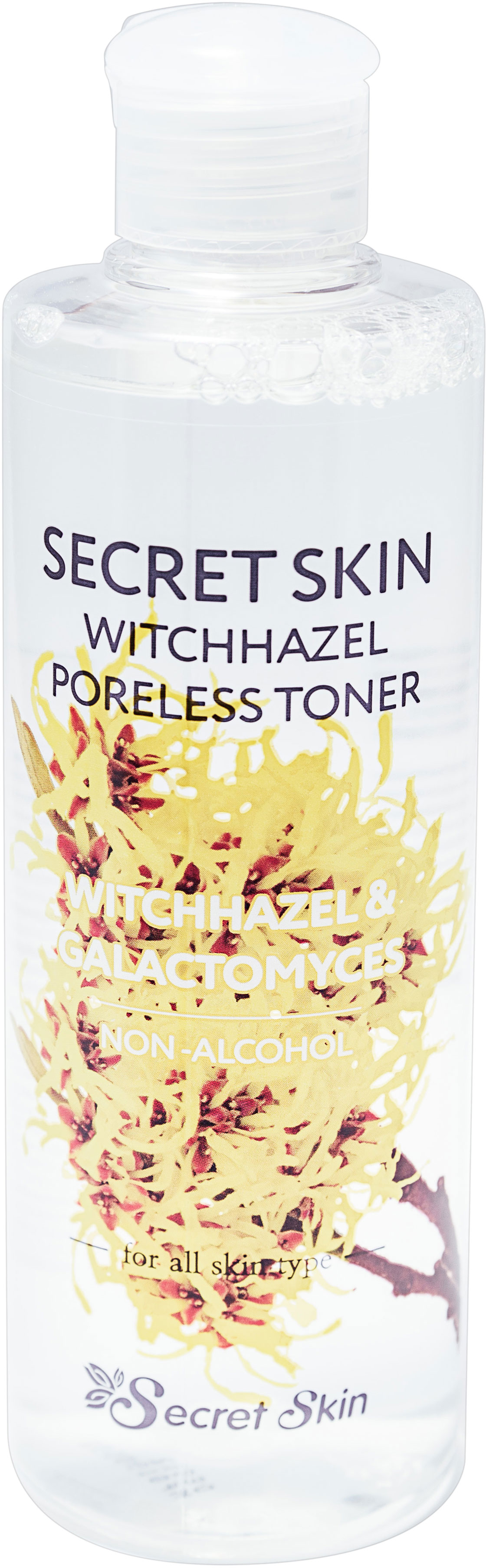Тонер для лица с экстрактом гамамелиса Witchhazel Poreless Toner  Secret Skin