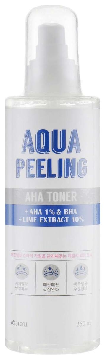 Тонер-пилинг увлажняющий с AHA кислотами Aqua Peeling AHA Toner, 250мл A'Pieu