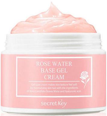 Гель-крем с экстрактом розы Rose Water Base Gel Cream Secret Key