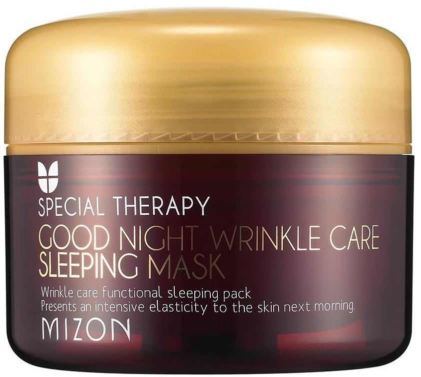 Маска для лица ночная антивозрастная увлажняющая Good Night Wrinkle Care Sleeping Mask, 75мл Mizon