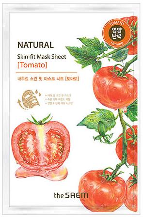 Маска тканевая Natural Skin Fit Mask Sheet Tomato, томат The Saem