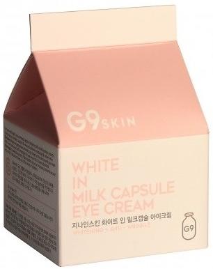 Крем для глаз осветляющий с молочными протеинами G9 White In Milk Capsule Eye Cream Berrisom