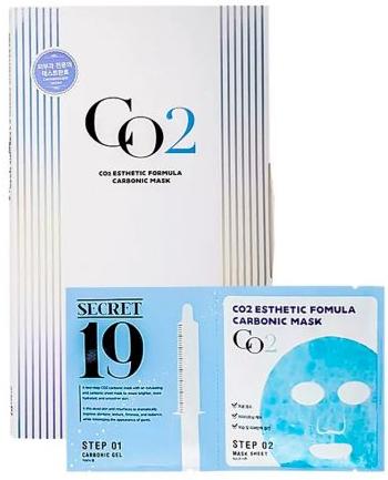 Маска активатор для лица карбокситерапия Secret19 CO2 Formula Carbonic Mask, 1шт Esthetic House