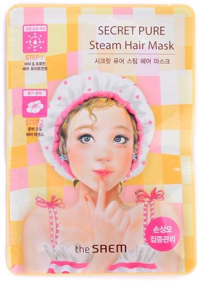 Маска паровая для поврежденных волос Secret Pure Steam Hair Mask The Saem