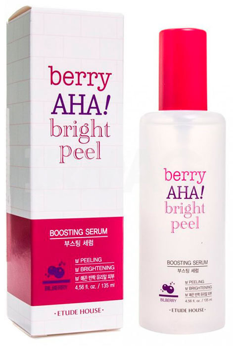 Сыворотка-бустер для лица обновляющая Berry AHA Bright Peel Boosting Serum, 135мл Etude House
