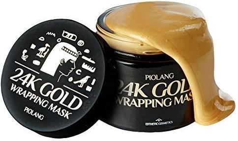 Маска для лица с 24 каратным золотом Piolang 24k Gold Wrapping Mask, 80мл Esthetic House