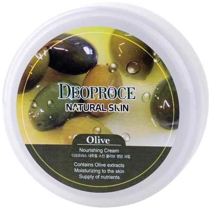 Крем для лица и тела питательный на основе масла оливы Natural Skin Olive Nourishing Cream Deoproce