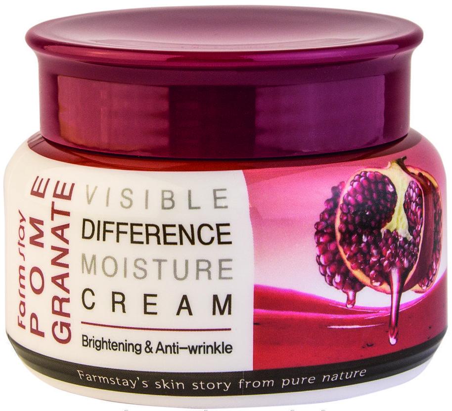 Крем для лица увлажняющий с экстрактом граната Pomegranatе Visible Difference Moisture Cream, 100мл FarmStay