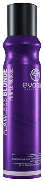 Маска-мусс для волос Flawless Blond Purple Mousse, 200мл Evoque
