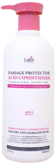 Кондиционер с коллагеном и аргановым маслом Damaged Protector Acid Conditioner, 530мл Lador
