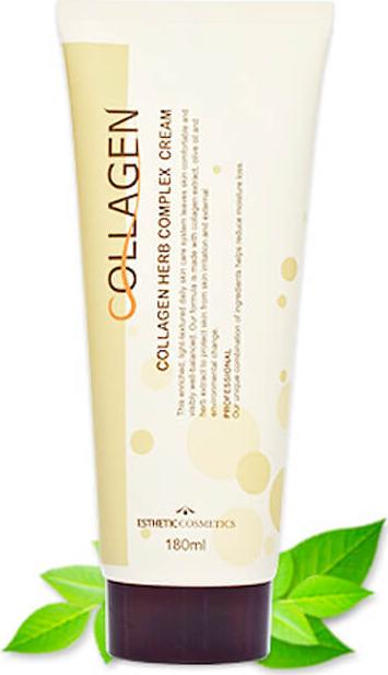 Крем для лица с коллагеном и растительными экстрактами Collagen Herb Complex Cream, 180мл Esthetic House