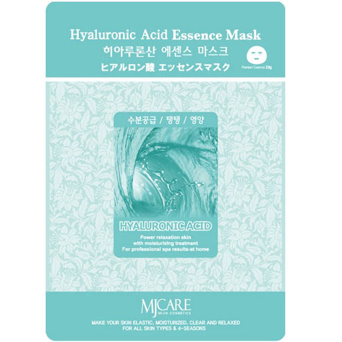 Маска тканевая Essence Mask Hyaluronic Acid, гиалуроновая кислота Mijin