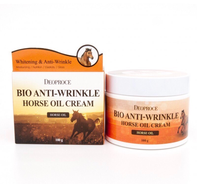 Биокрем для лица против морщин с лошадиным жиром Bio Anti-wrinkle Horse Cream , 100г Deoproce
