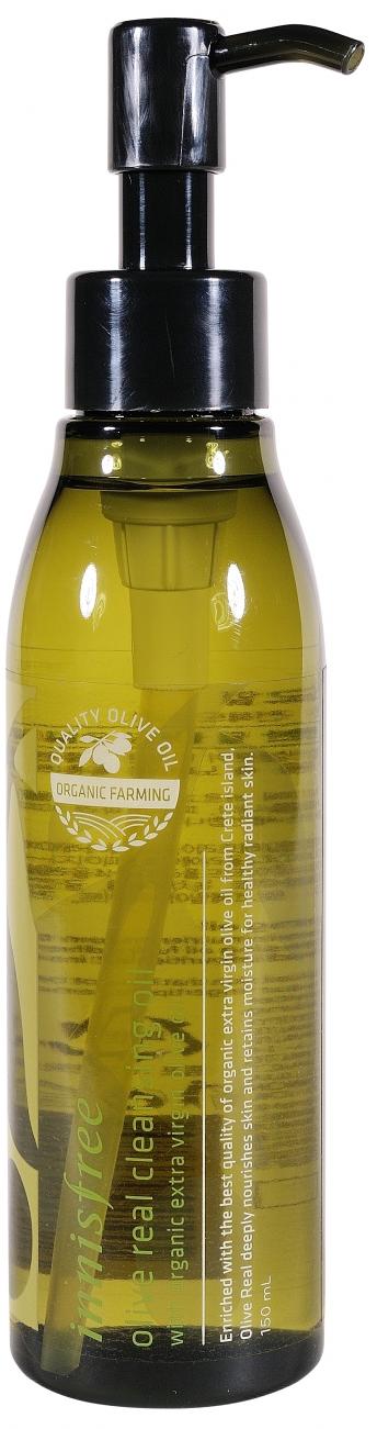 Гидрофильное масло для лица очищающее с экстрактом оливы Olive Real Cleansing Oil Innisfree