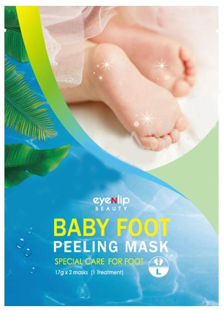 Маска носочки для ног отшелушивающая Baby Foot Peeling Mask, 34г Eyenlip