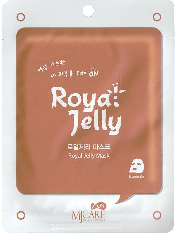 Маска тканевая On Royal Jelly Mask Pack, с маточным молоком, 22г Mijin