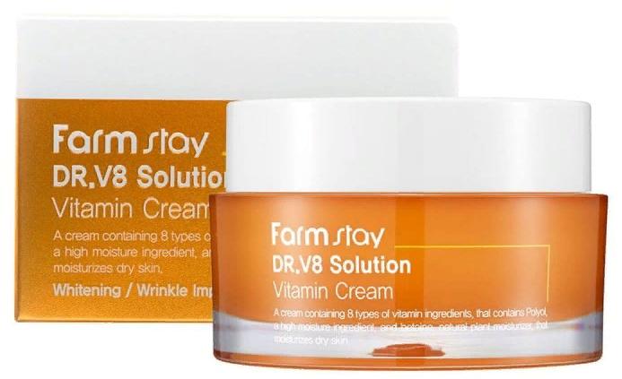 Крем с витаминами Dr-V8 Solution Vitamin Cream, 50мл FarmStay